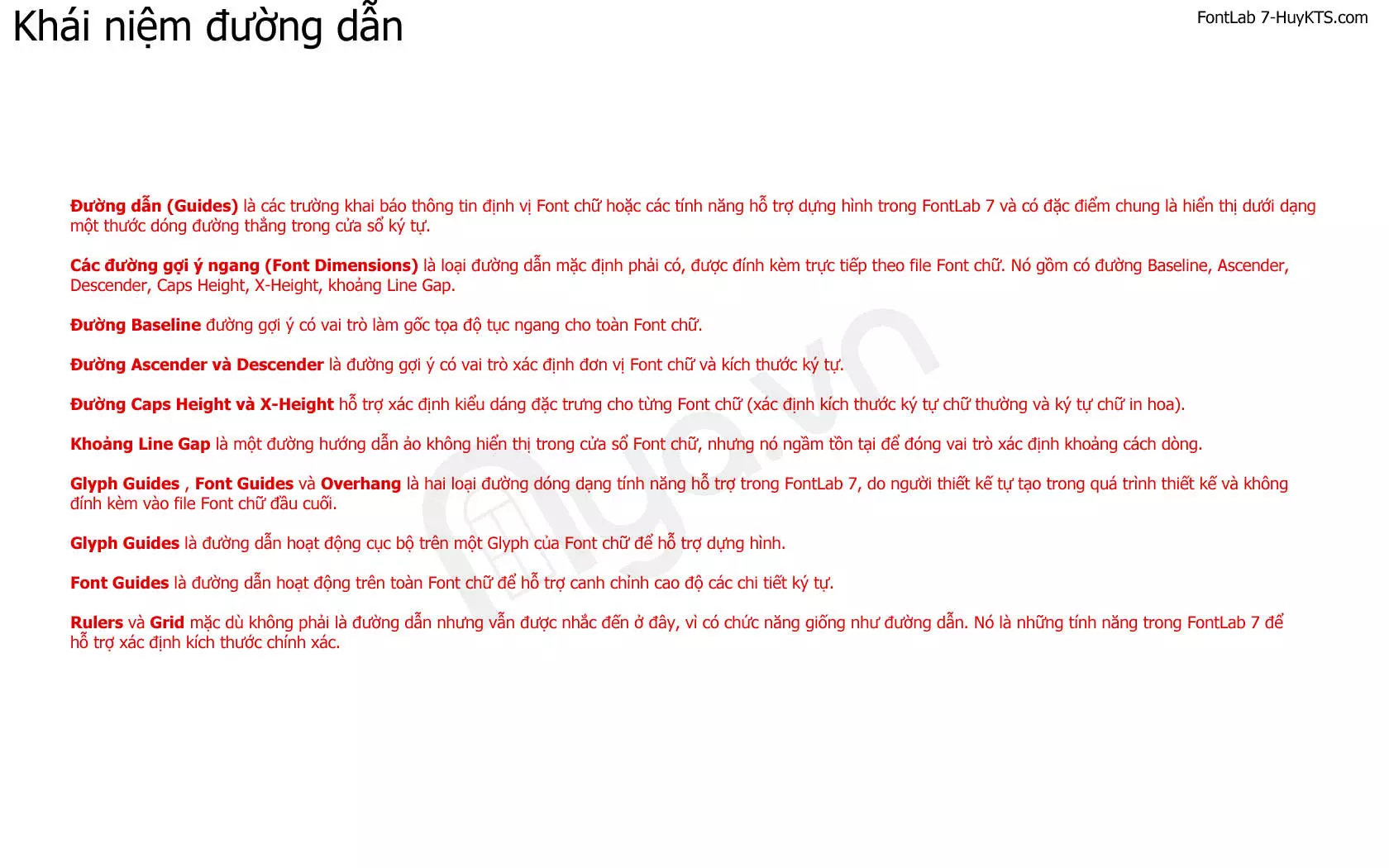 Đường dẫn của Font chữ trong FontLab