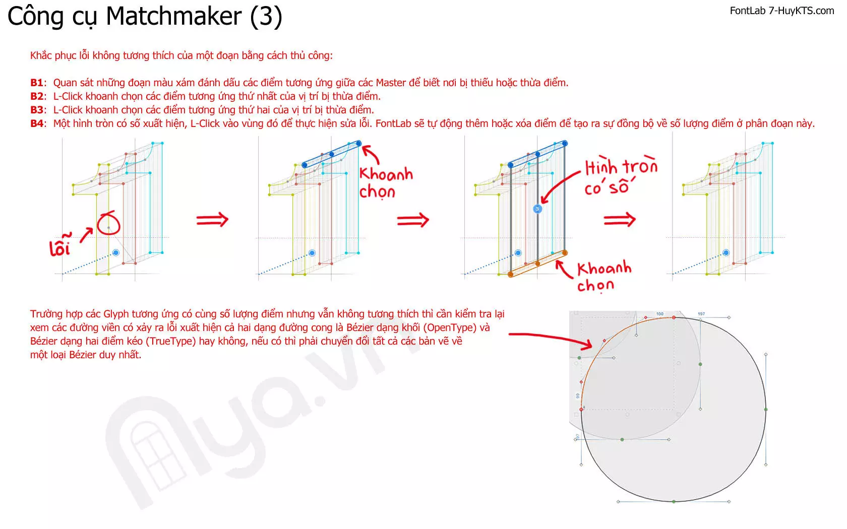 Công cụ Matchmaker trong FontLab